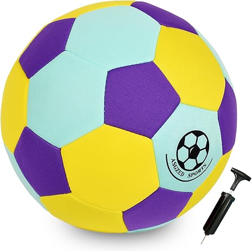 Miniatura 8 de Balón de fútbol suave para interiores, tamaño 4, tela súper suave y silenciosa, regalos para niños de 8 a 12 años, jóvenes principiantes, perfecto