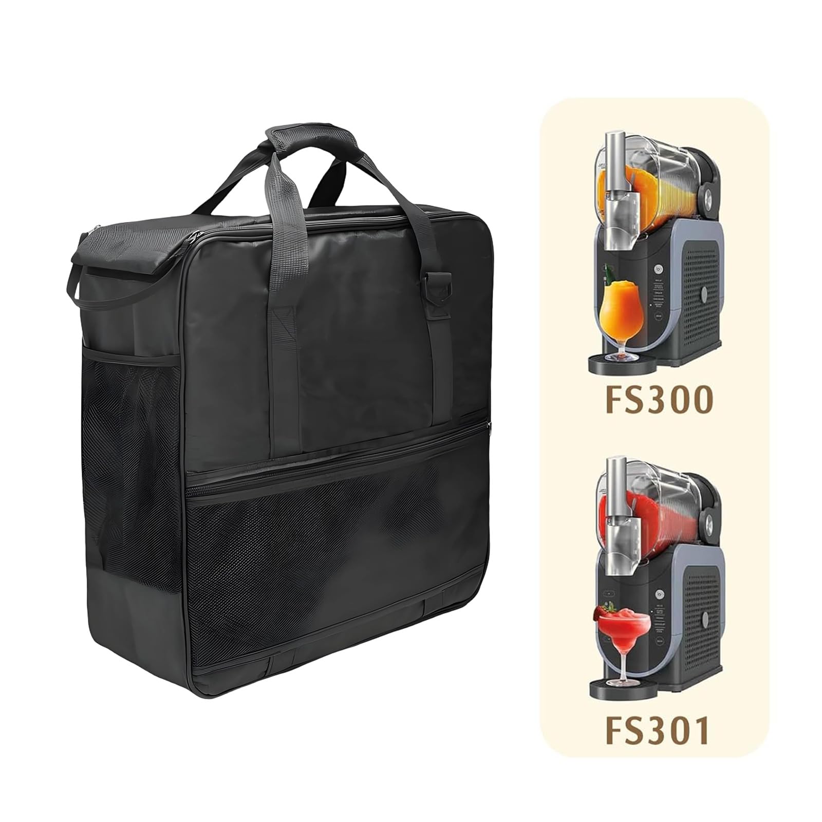 Custodia da trasporto in tessuto rinforzato Borsa per frullatore FS301 FS300 Imbottitura ammortizzante Frullatore per trasporto macchina