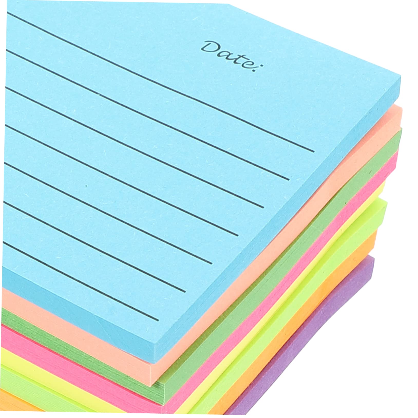 VILLCASE 36piezas Fluorescentes Autoadhesivas Para Multiusos Para Recordatorios y Organización Escolar