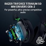 Razer BlackShark V3 Wireless Gaming Headset for Xbox: 50mm Drivers - Super Wideband Mic - 2.4 GHz, Bluetooth, USB - Works with PC, Mac, PS5, Nintendo Switch, Smartphone - Long Battery Life - Black