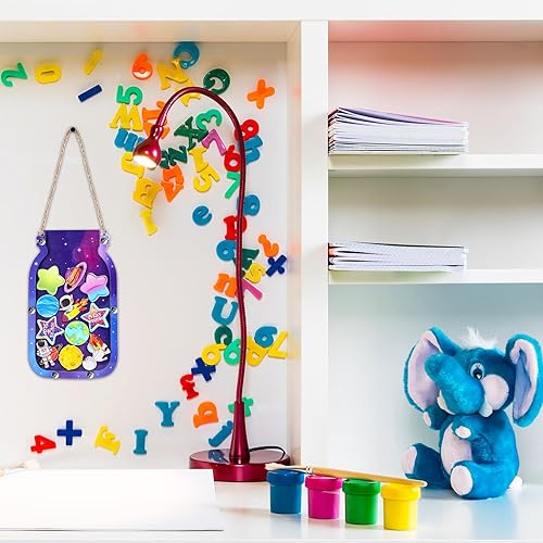 Miniatura 7 de Treela Tarro de recompensa del espacio exterior para niños, tablón de anuncios, tabla de recompensas Galaxy para niños pequeños, entrenamiento para