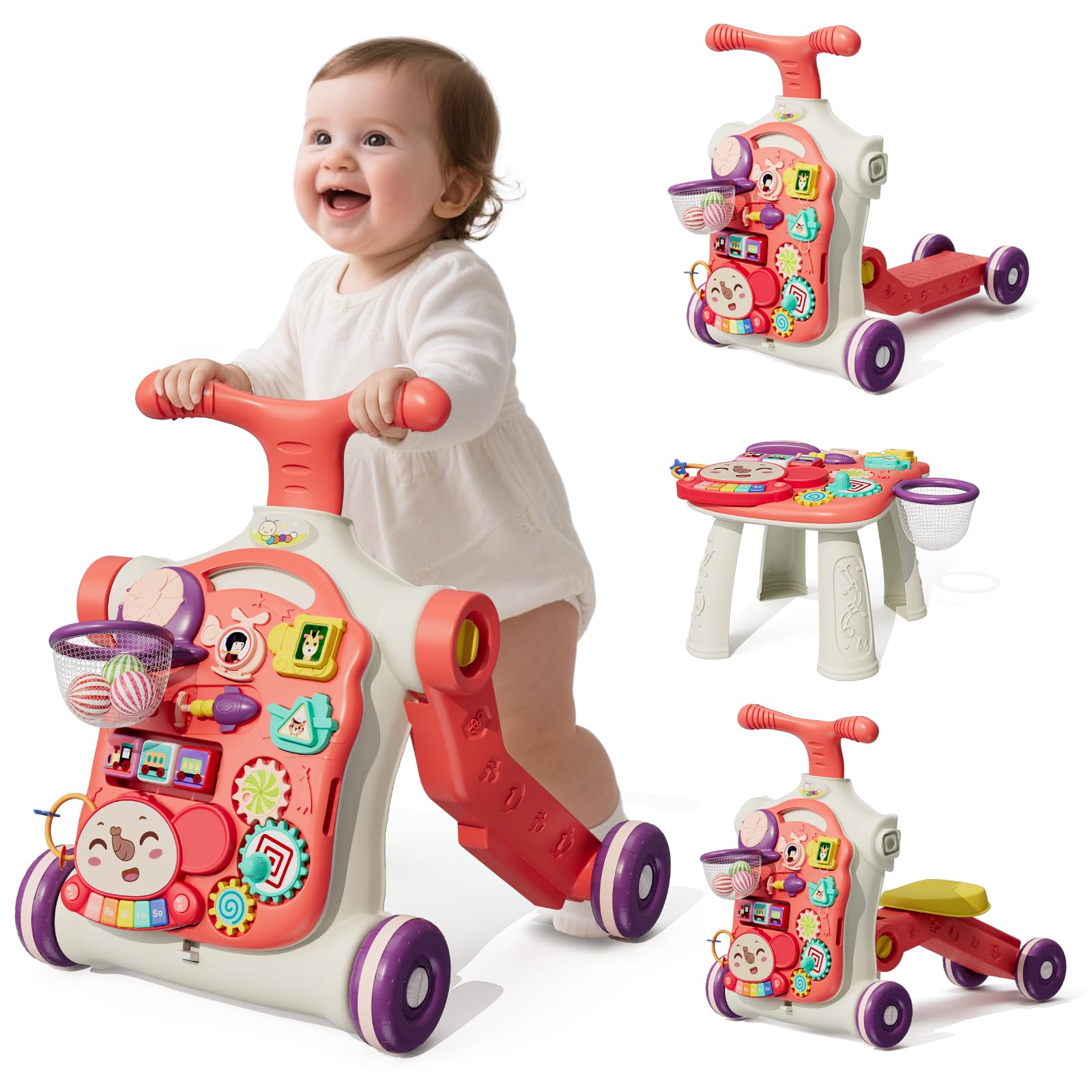 HYES 5 in 1 Baby Walker