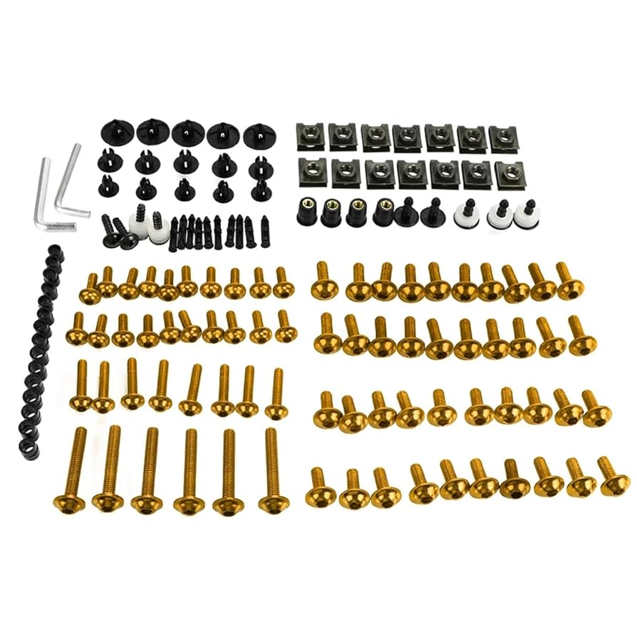 新品ネジ、その他まとめ売りセット 並行輸入品】 カワサキ オートバイ フェアリングボルトキット