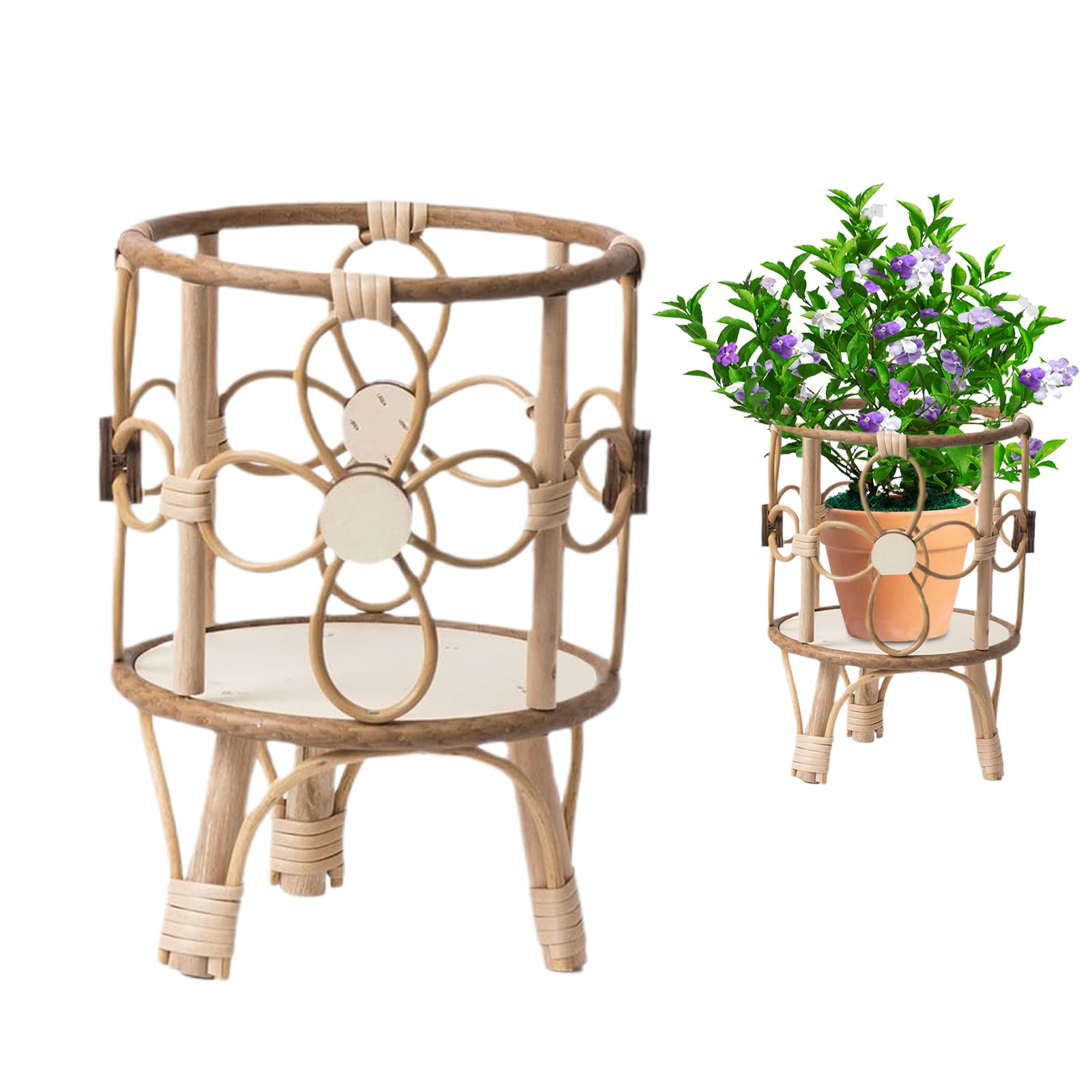 Présentoir fleurs ajouré pour créer un jardin d'hiver sur votre terrasse ou balcon