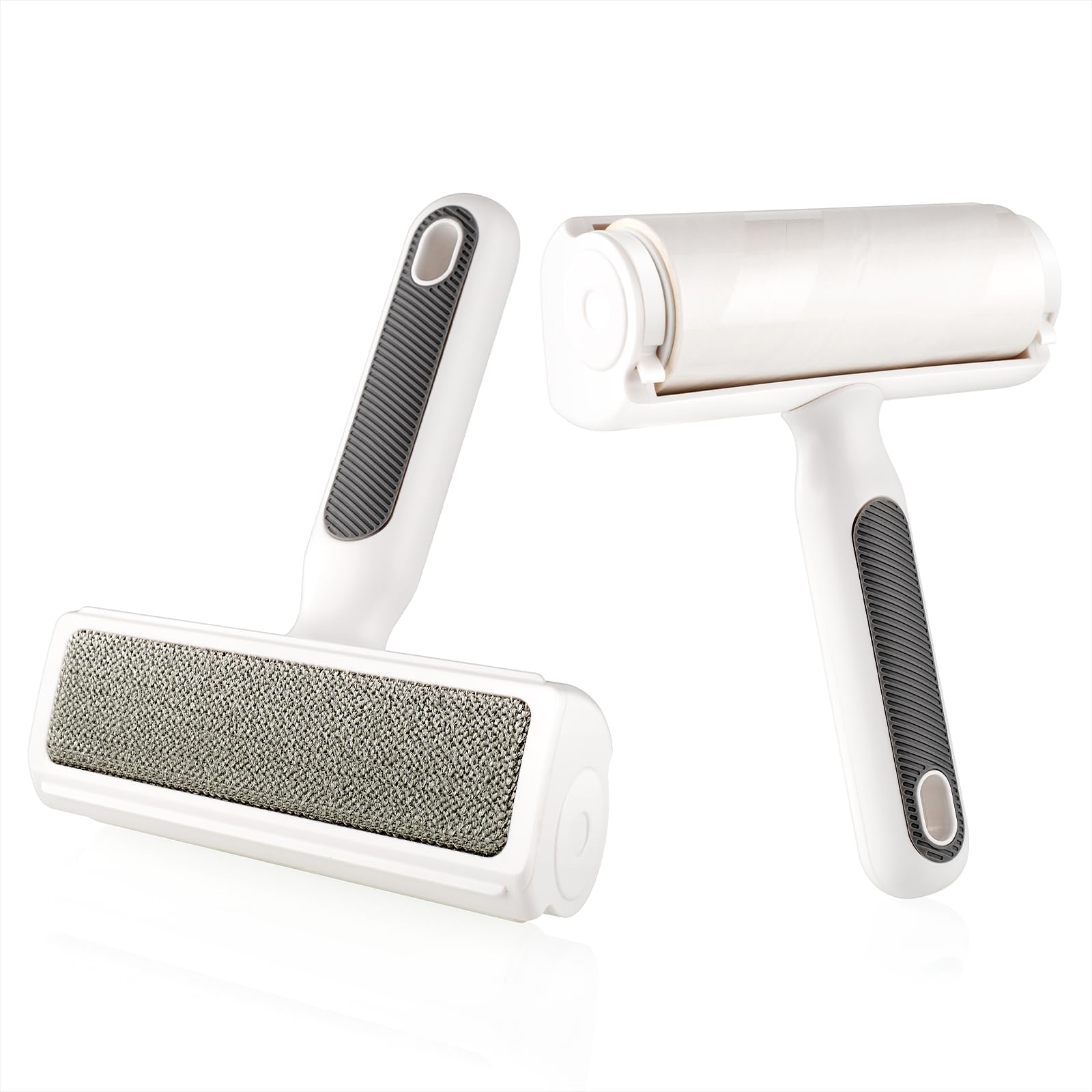 MLMEWT Eliminador de Pelo de Animales, Cepillo y Rodillo Quita Pelusas 2 en 1, Quita Pelusas Reutilizable para una Limpieza efectiva de pelos de Perro, pelos de Gato, Pelusas y Polvo en sofás y Ropa