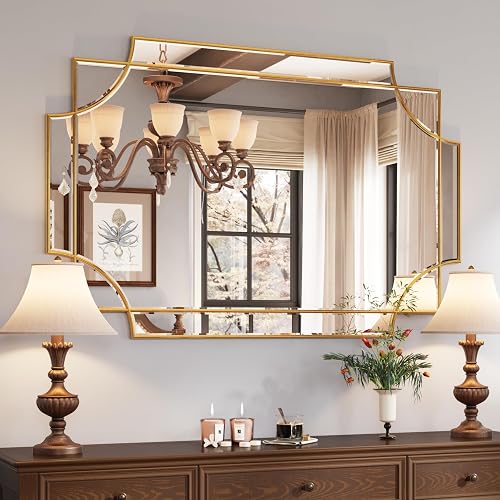 Kelly Miller 32"x48" Gold Foil Scalloped Edge