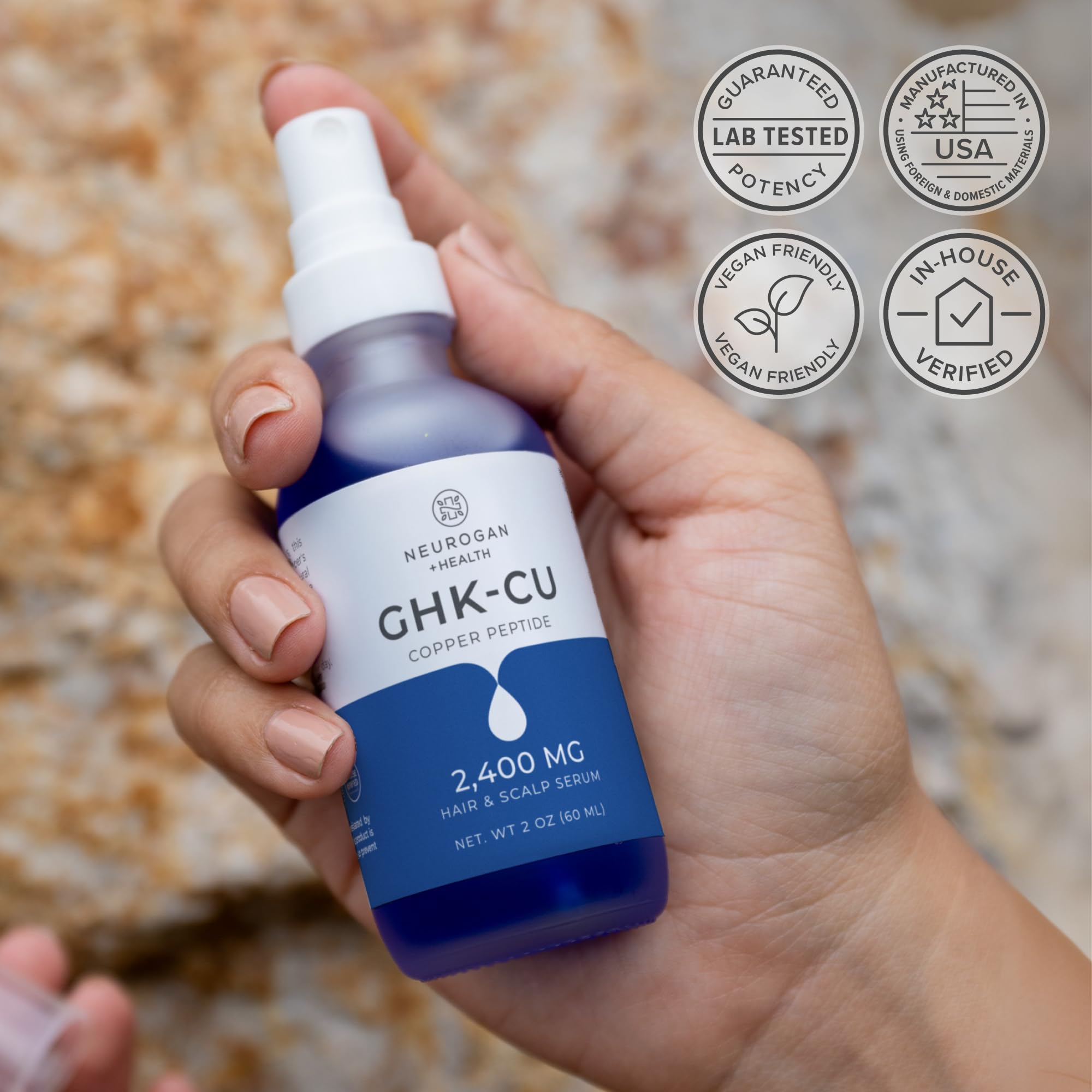 ghk-cu hair serum review Amazon.com: Neurogan GHK-Cu Copper Peptide Hair & Scalp Serum – 2400mg, 4%  Copper Peptides – Fast-Absorbing, Water-Based Formula for Hair Softness &  Shine