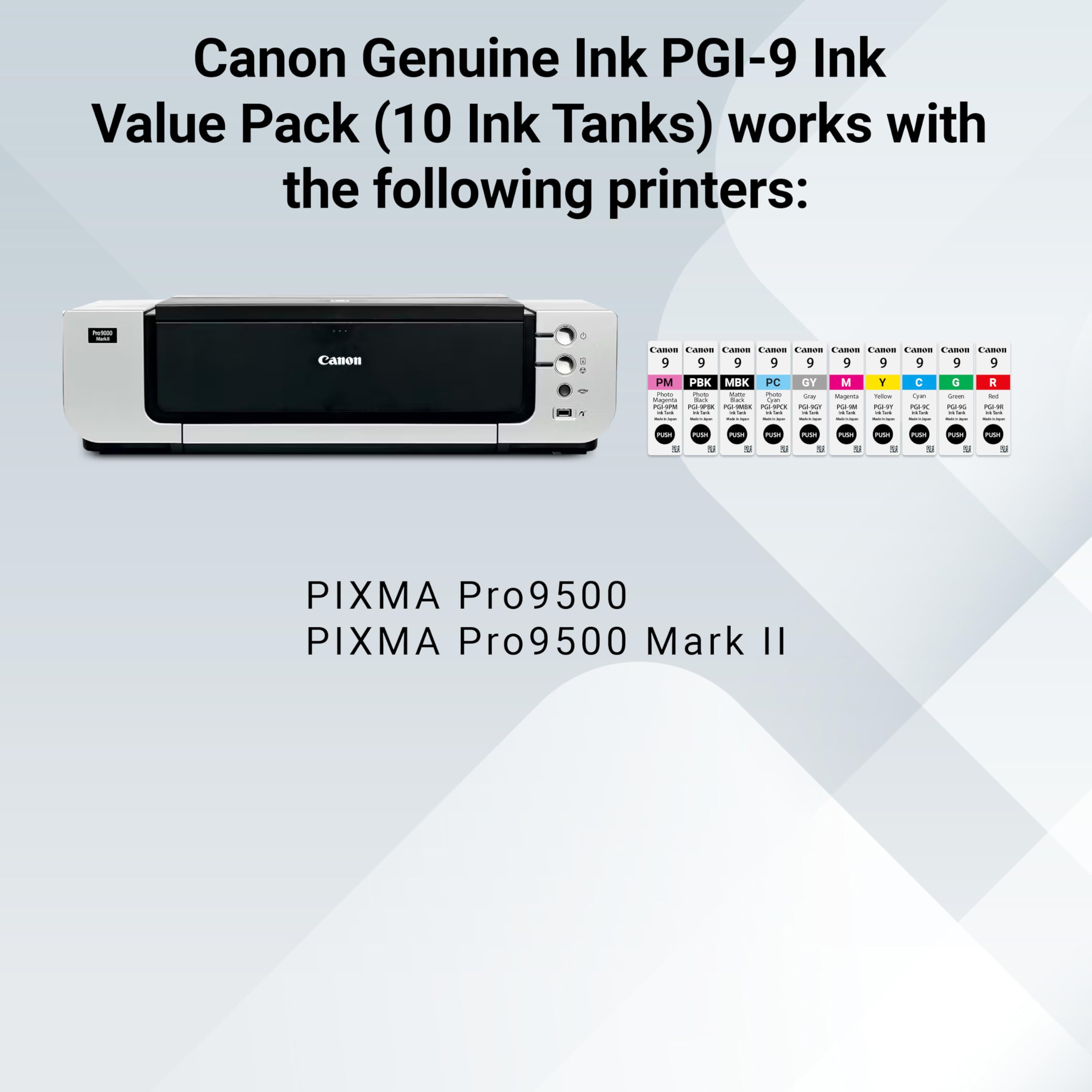 Amazon.com: Canon PGI-9 Genuine Ten Color Multi Pack , Compatible