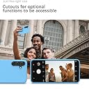 YATWIN Silicone Back Case for Samsung Galaxy A15, Soft-Touch Phone Back Cover for Samsung Galaxy A15 - Sky Blue gallery image