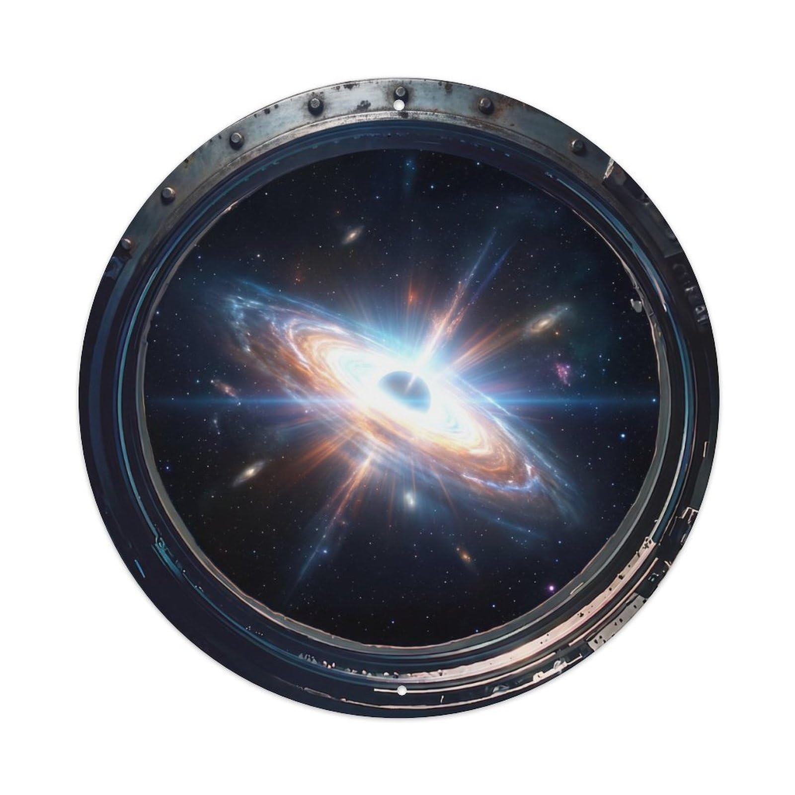 Quasar Bright Core View Metal Tin Sign