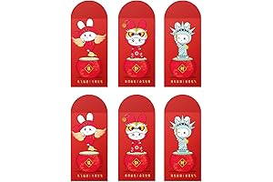 Chinese Red Envelopes, Year of the Rabbit