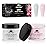 EBANKU Acrylic Nail Powder Set, 2 Colors Pink White Acrylic Powder Professional Nail Acrylic Powder for Nail Acrylic Extension, Nail Carving, Long-Lasting, No Nail Lamp Needed, 2.1 oz