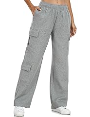 Wide Leg, Light Heather Grey