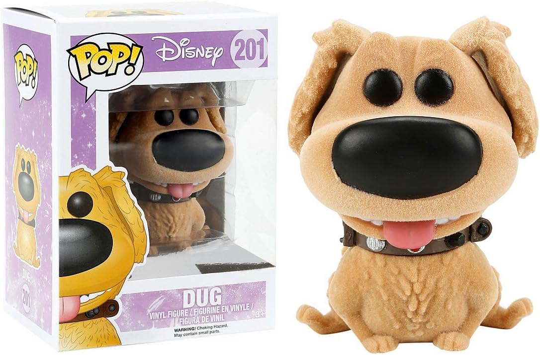 Funko Pop! Disney Up Flocked Dug #201 (Hot Topic Exclusive)
