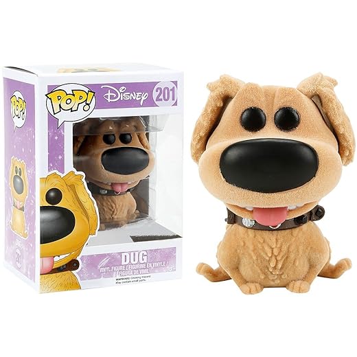 Funko Bobugt941 Disney Pop Vinilo 201 Dug Flocked