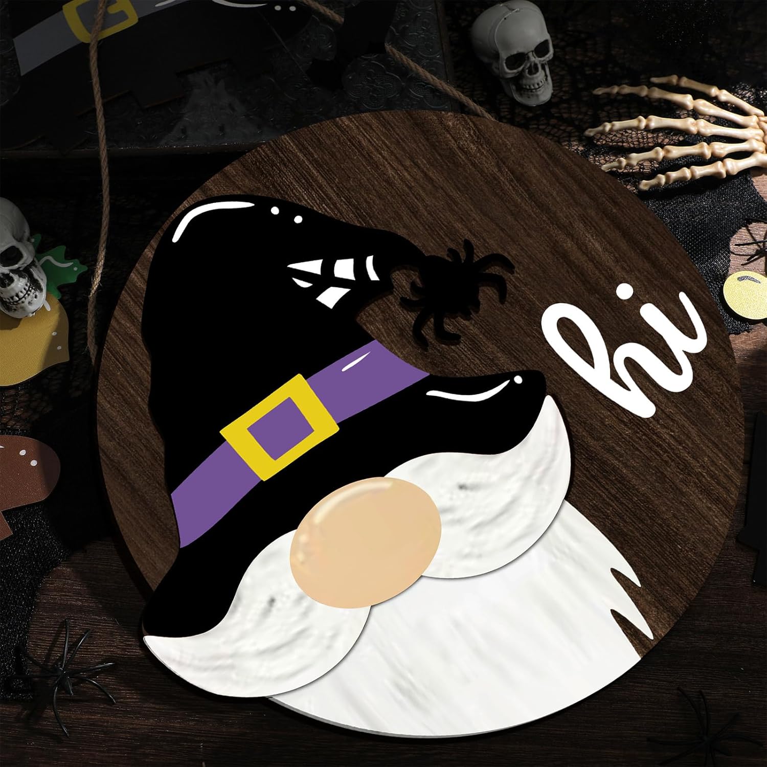 13 Set Interchangeable Wooden Gnome Decor 11.8 Inch Christmas Gnome Decorations Holiday Farmhouse Welcome Sign for Home Xmas Winter Party Decoration Gift - Image 4