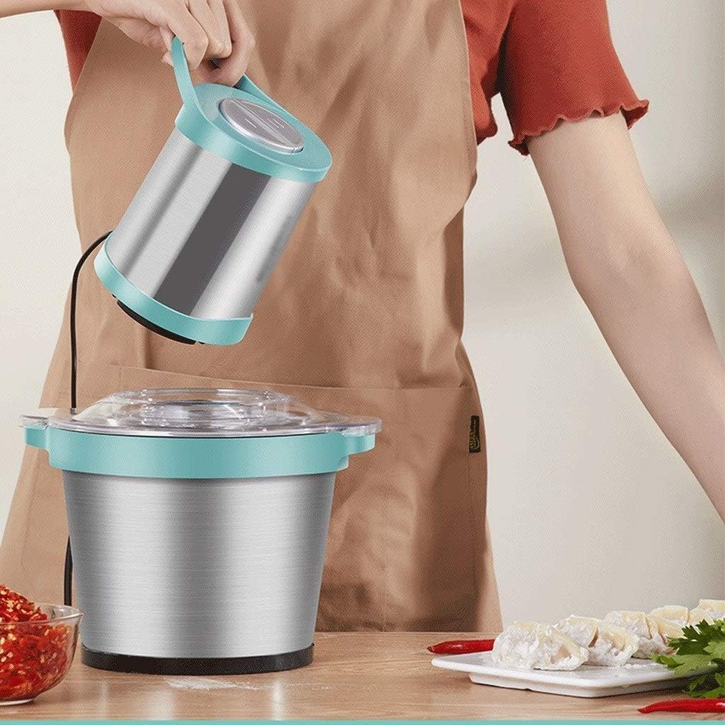 Food Processor, Household Electric Meat Grinder, Stainless Steel Meat Grinder, Meat, Vegetable, Fruit and Nut Grinder (31 * 23 * 19CM)