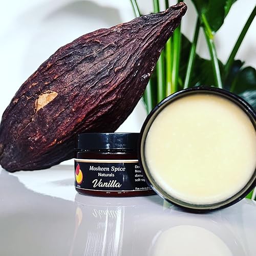 Miniatura 2 de Mantequillas corporales (MosheenSpice Vanilla - Crema corporal curativa, acondicionador para la piel, 8 onzas)