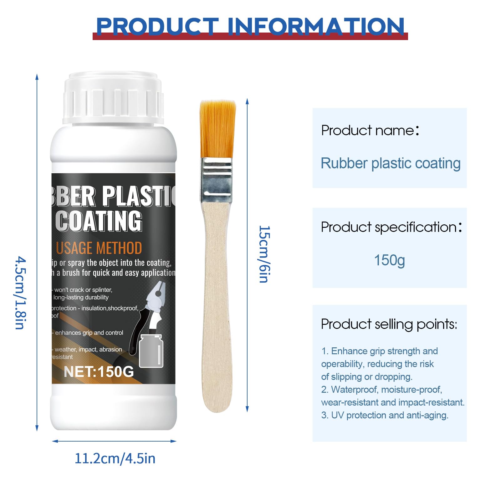 Tool Dip Rubber Coating - Enhanced Grip & Protection -7 Tool Dip Rubber Coating - Enhanced Grip & Protection -7