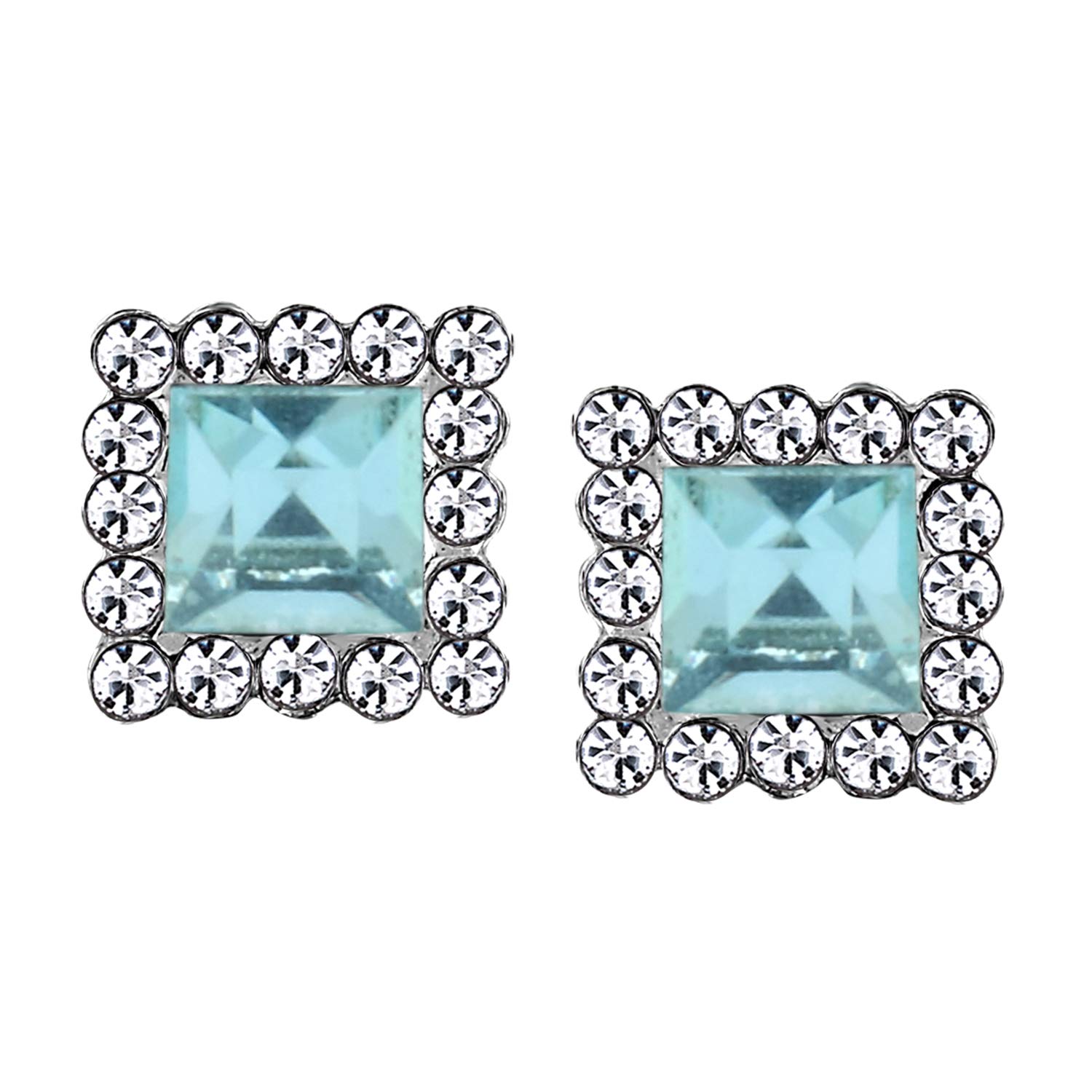 Ananth Jewels 925 Sterling-silver and Cubic Zirconia Stud Earrings for Women & Girls, Blue (B07NRT7Y2P) Amazon Price History, Amazon Price Tracker