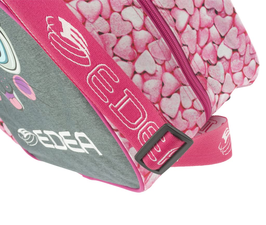 Edea Kitten - Bolsa de hielo para gatitos (tejido grueso, irrompible, fondo remachado, con orificio de drenaje, correa ajustable, asa de transporte acolchada