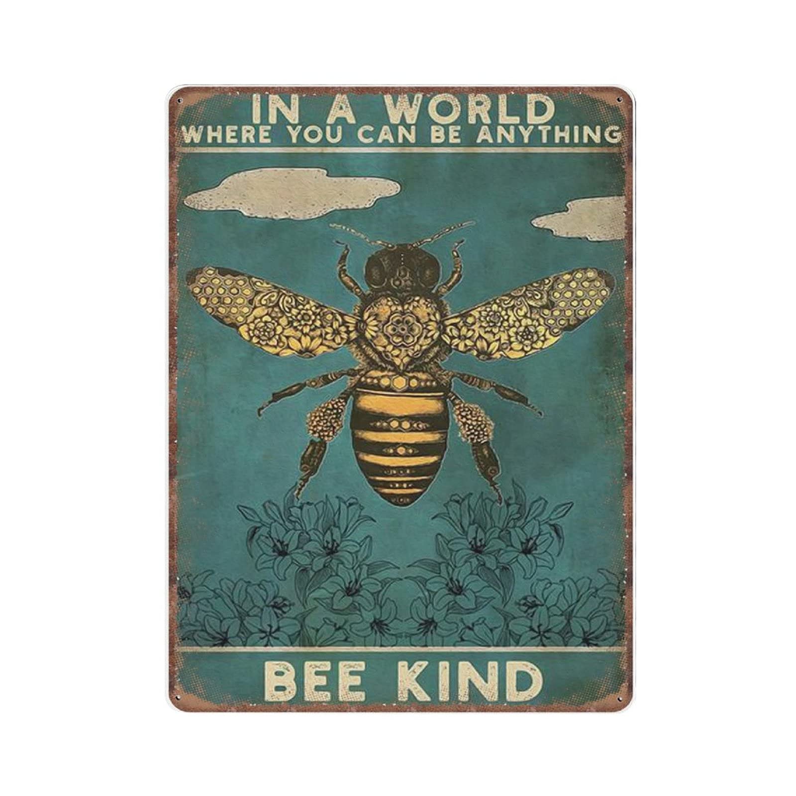 Premium Vector | In A World Where You Can Be Anything Bee Kind Rainbow Vector Design