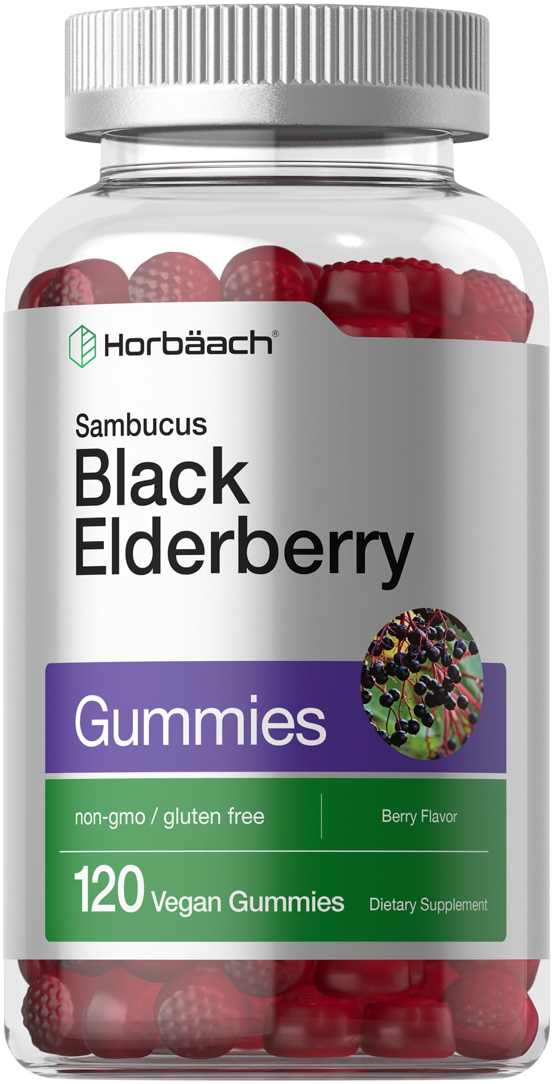 Horbaach Black Elderberry Gummies 