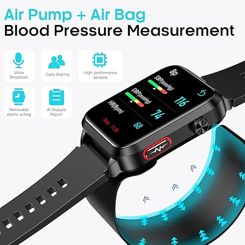 Miniatura 2 de Reloj inteligente, rastreador de fitness lPS de 1.92 pulgadas, monitor de sueño de oxígeno en sangre y frecuencia cardíaca, podómetro para compartir
