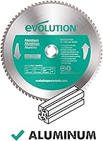 Vista 6 de Evolution Power Tools 14BLADESS - Hoja de sierra de corte de acero inoxidable, 14 pulgadas x 90 dientes, color amarillo y Power Tools 14BLADEAL Hoja