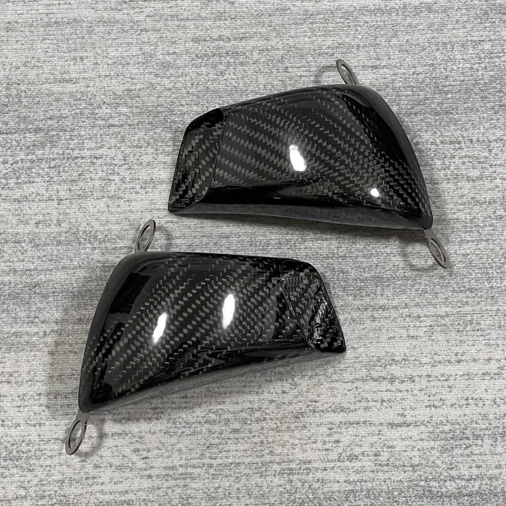 pokrywa chłodnicy motocyklowej Fit For Speed ​​twin 1200 / RS 2021-2025 zmodyfikowany przedni zacisk hamulca motocykla chłodnica nakładka z włókna węglowego(Bright black2021-2025)