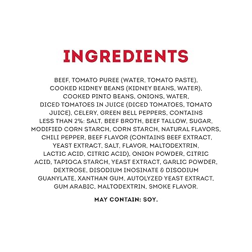 Miniatura 9 de Wendy's Chile con frijoles, chile enlatado, 15 oz.