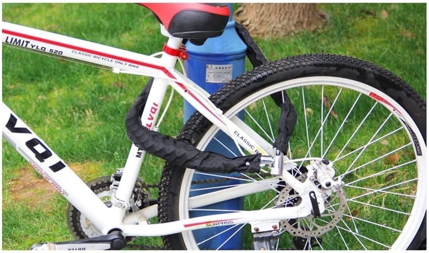 Lucchetto per Mountain Bike, Lucchetto a Catena per Bici elettrica, Lucchetto antifurto per Moto, Lucchetto a codice a Catena, Lucchetto antifurto con Combinazione a Cinque cifre,