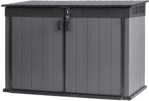 Keter - Cortina Mega Anthracite Grey 2020L Storage Box, 190.5L x 109.3W x 132.5H cm