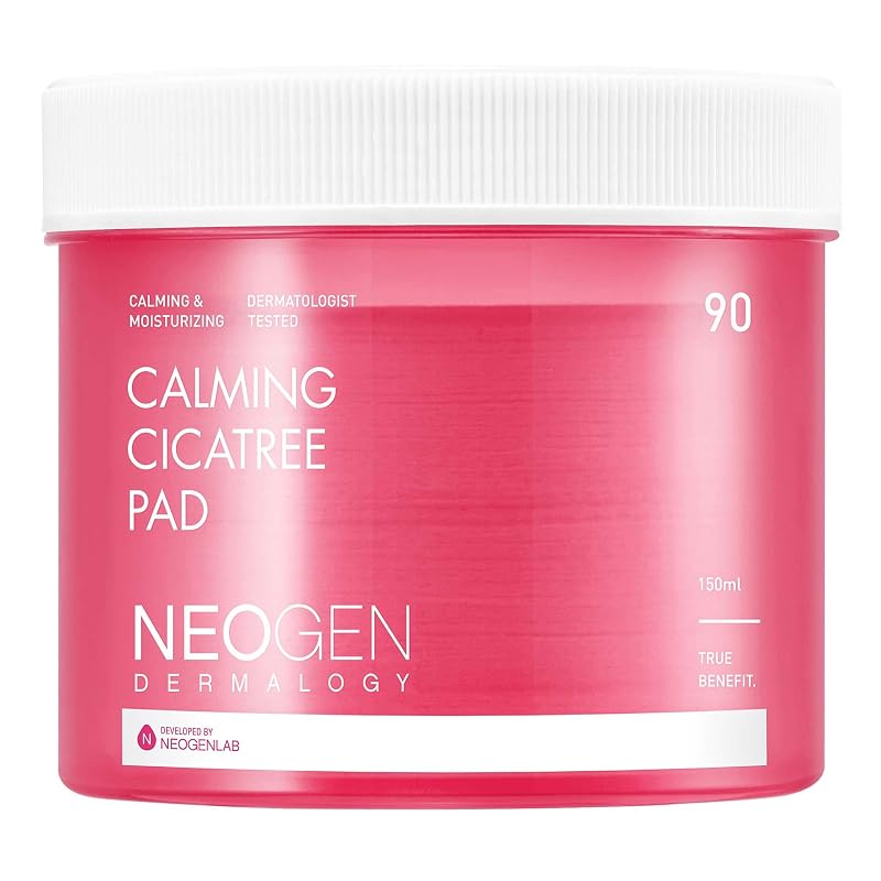 DERMALOGY by NEOGENLAB Calming Cica Tree Pad com 90 discos, 150 mL