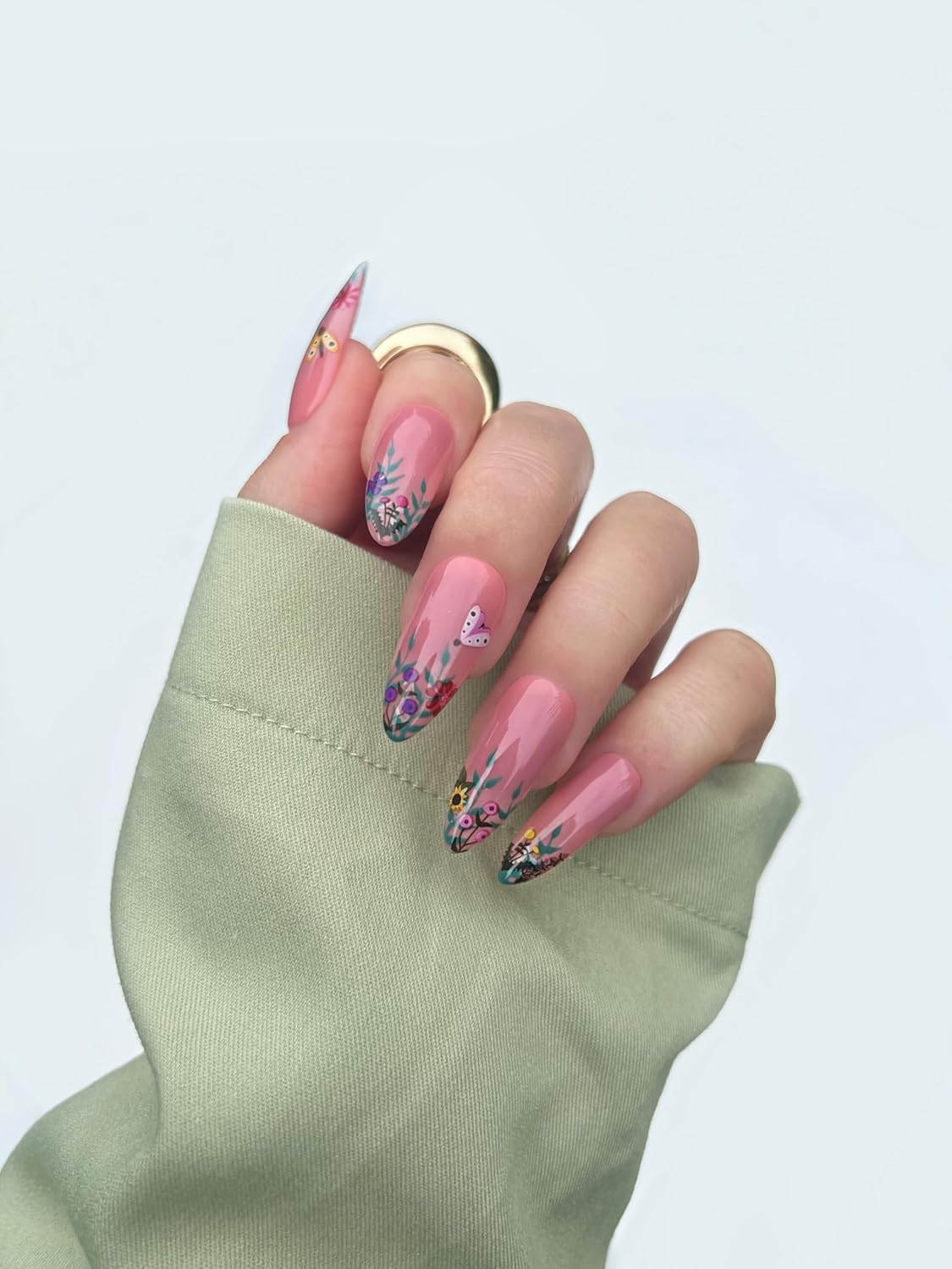 Deco Beauty Wildflower - Super Thin & Easy-to-Apply Nail Art with the Cutest Designs - Durable & Long-Lasting Nail Art Stickers and Decals for Women, for DIY At-Home Manicures & Salon-Quality Nails image 3