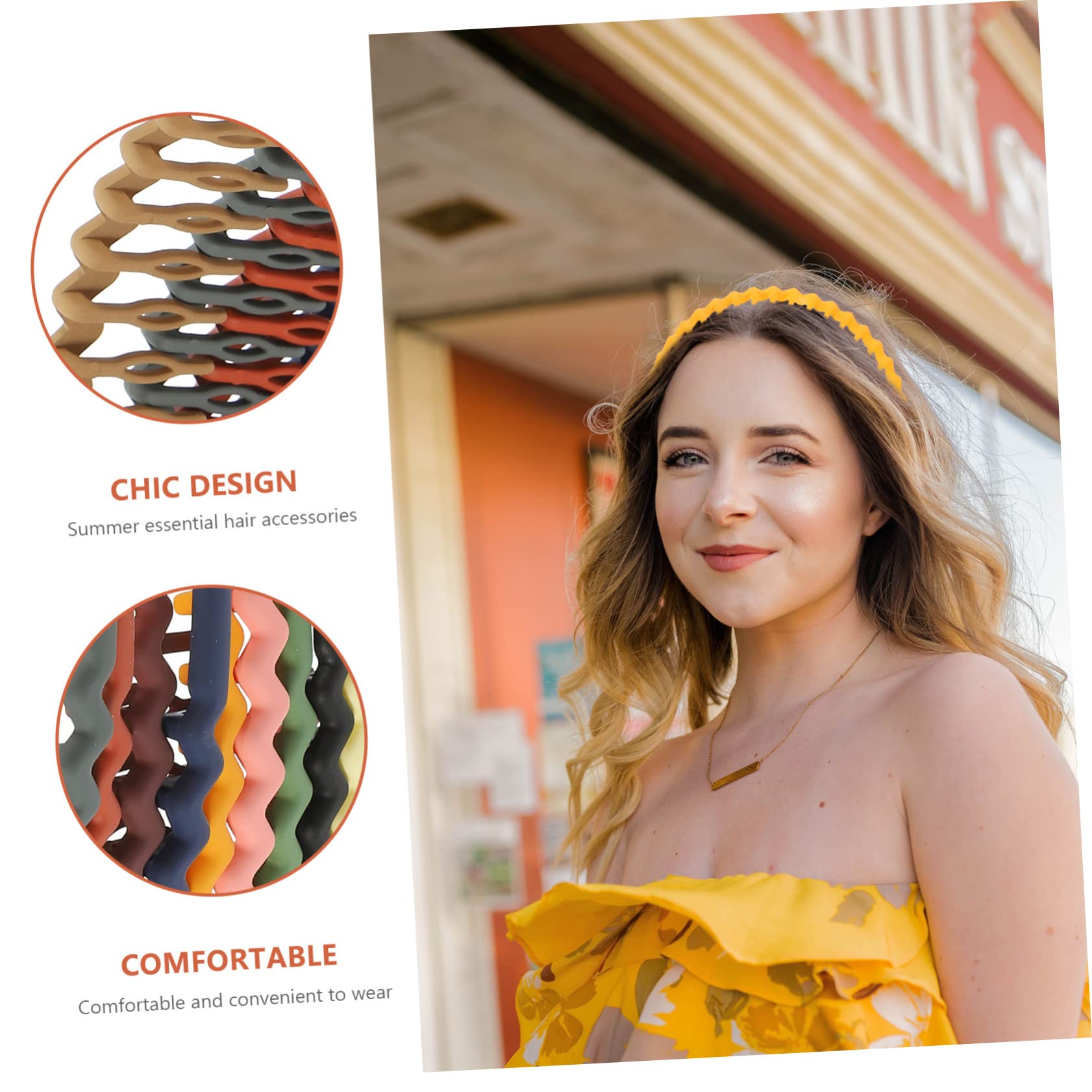 FRCOLOR 40 Pezzi Fascia Per In Plastica Toppers Per Testa Bandana Accessori Per Per Le Ragazze Accessori Per Della Ragazza Dei Della Ragazza