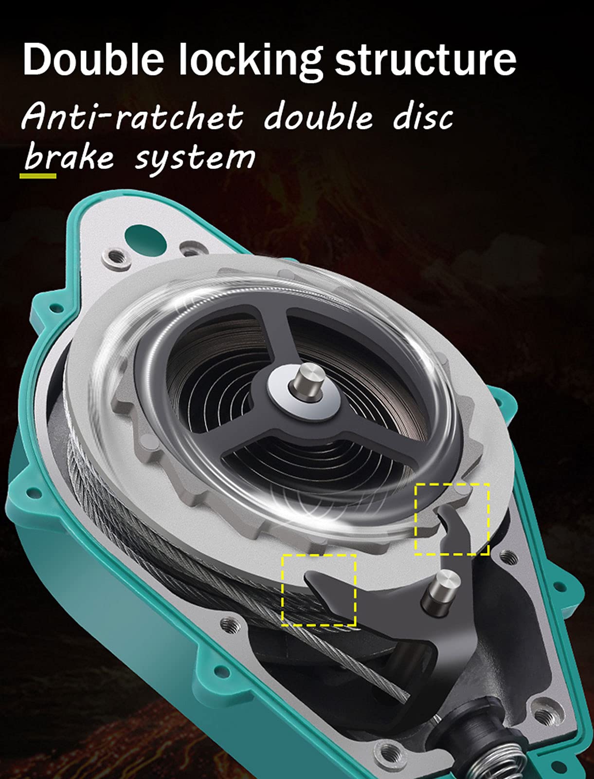 Antichute a Rappel Automatique, 3-20m, Harnais de Securite Anti Chute Professionnel pour Toiture et D’échafaudage, Ligne de Vie Auto-Rétractable avec Corde de Sécurité Ignifuge, Charge: 150Kg