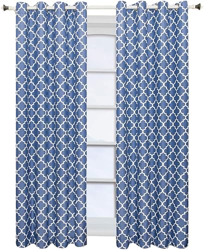 Royal Hotel Bedding Meridian - Paneles de cortina opacas con ojales de color bígaro, 2 paneles, 52 x 108 pulgadas cada uno