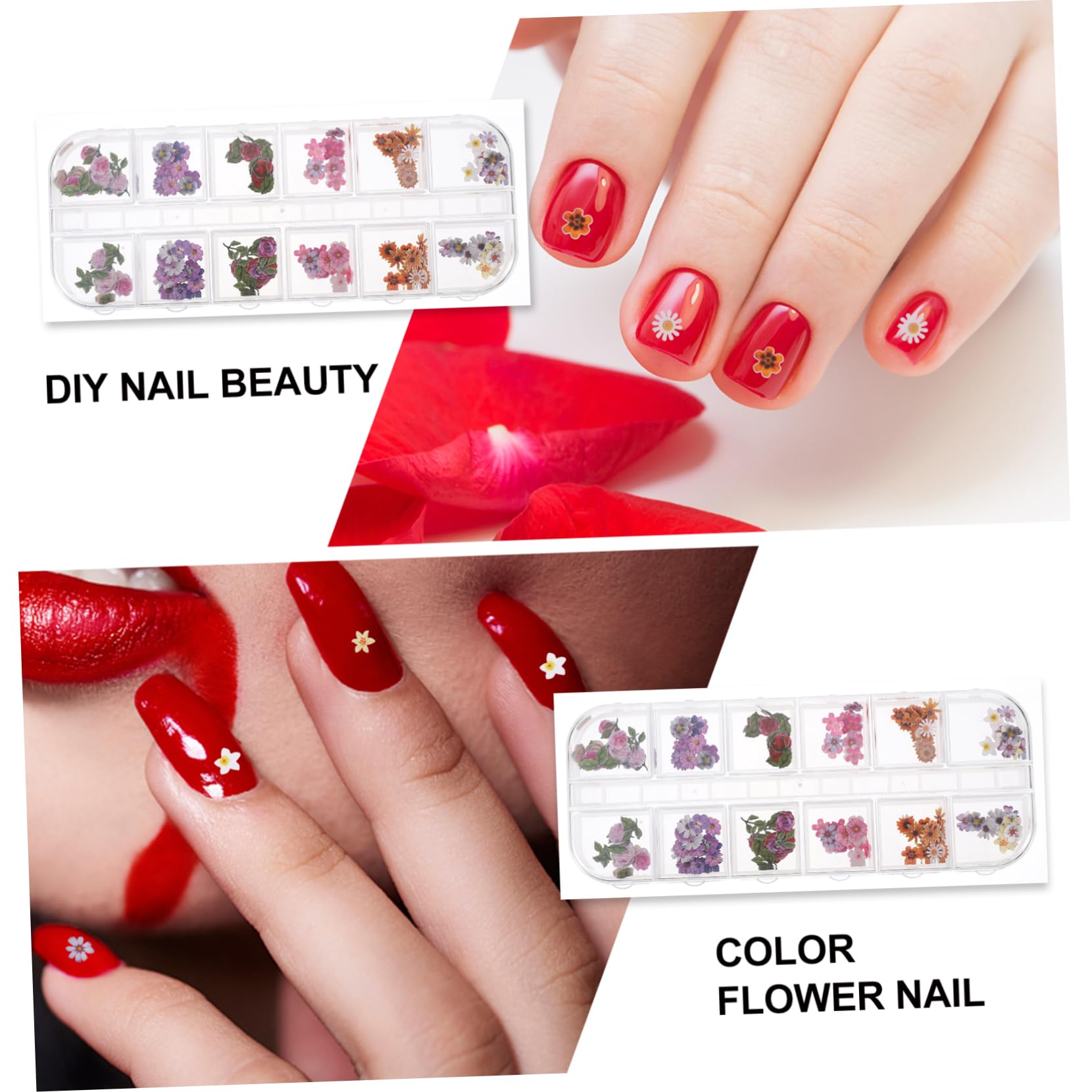 VICASKY 2 set Fogli Per Unghie Adesivi Per Unghie Decalcomanie Per Unghie Numeri Decorazioni Per Unghie Decorazione Per Manicure Decorazione Per Unghie Di Bellezza Accessori 4 scatole*2