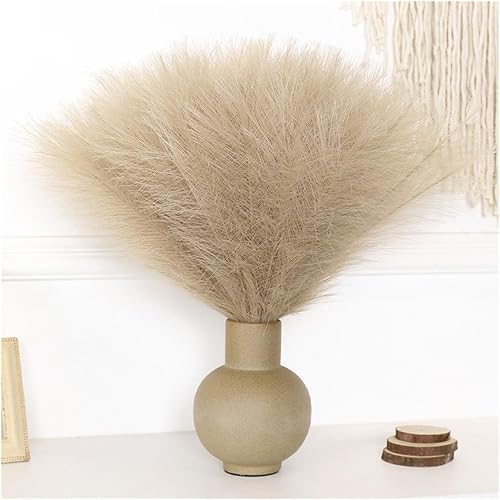 Miniatura 2 de Decoración de 2030 piezas de flores artificiales de hierba de pampa, decoración del hogar, fiesta, dormitorio, flores falsas al aire libre,