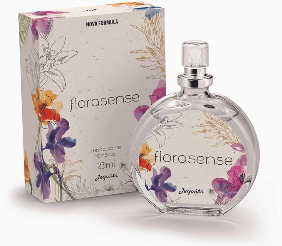 Desodorante colônia feminina Florasense Nova Fórmula em spray 25ml Jequiti