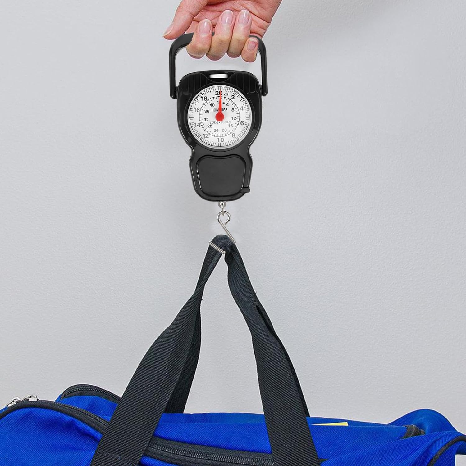 Mechanical Luggage Scale with Hook 20kg Hanging Weight Scale