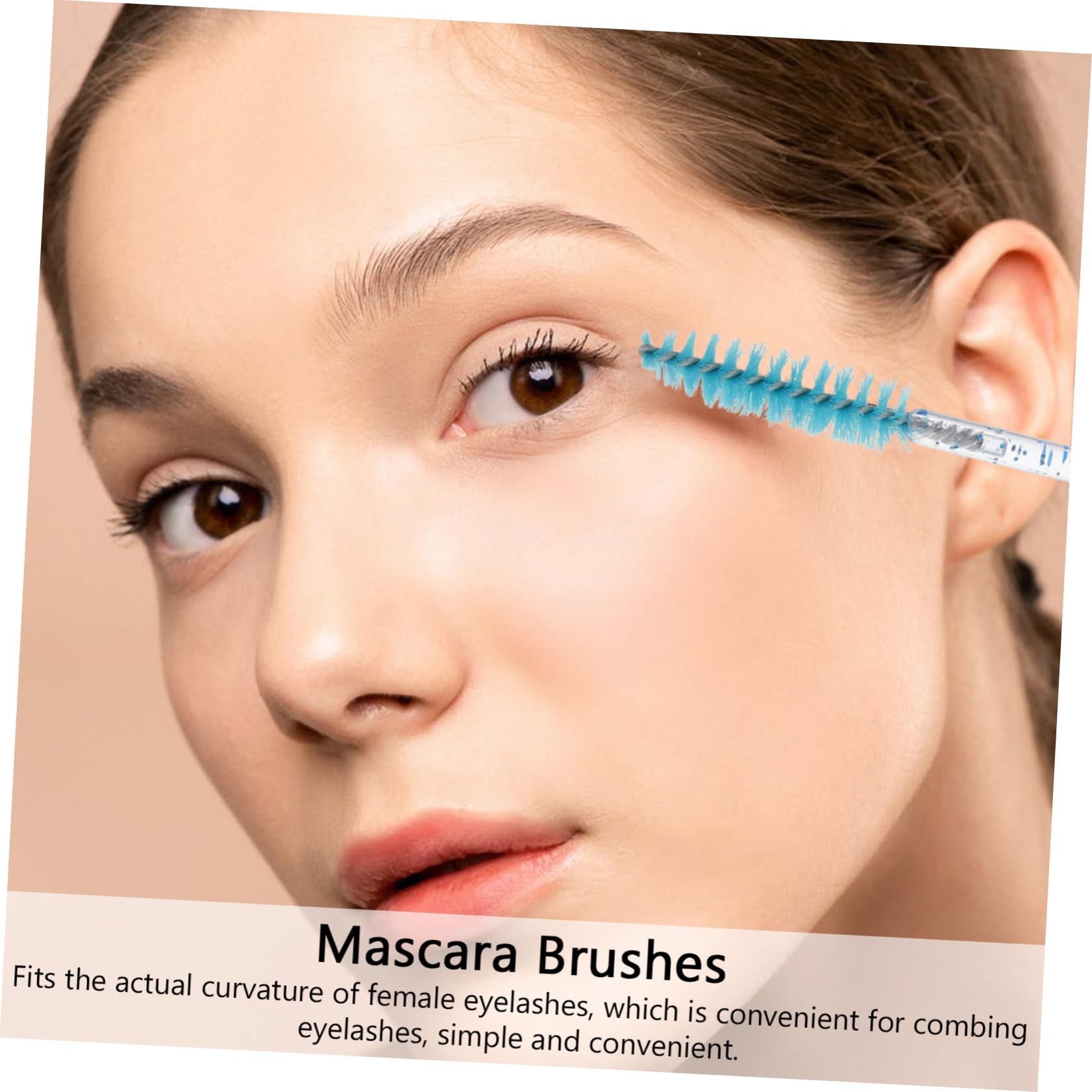 Healeved Tube-mounted Eyelash Brush Set 30pcs Pp Material Small Lash Brush for Mascara Random Color