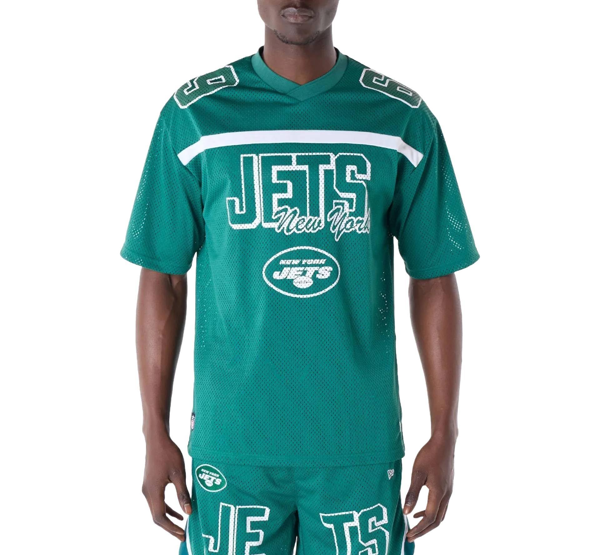 New Era New York Jets NFL Mesh Jersey T-Shirt męski zielony