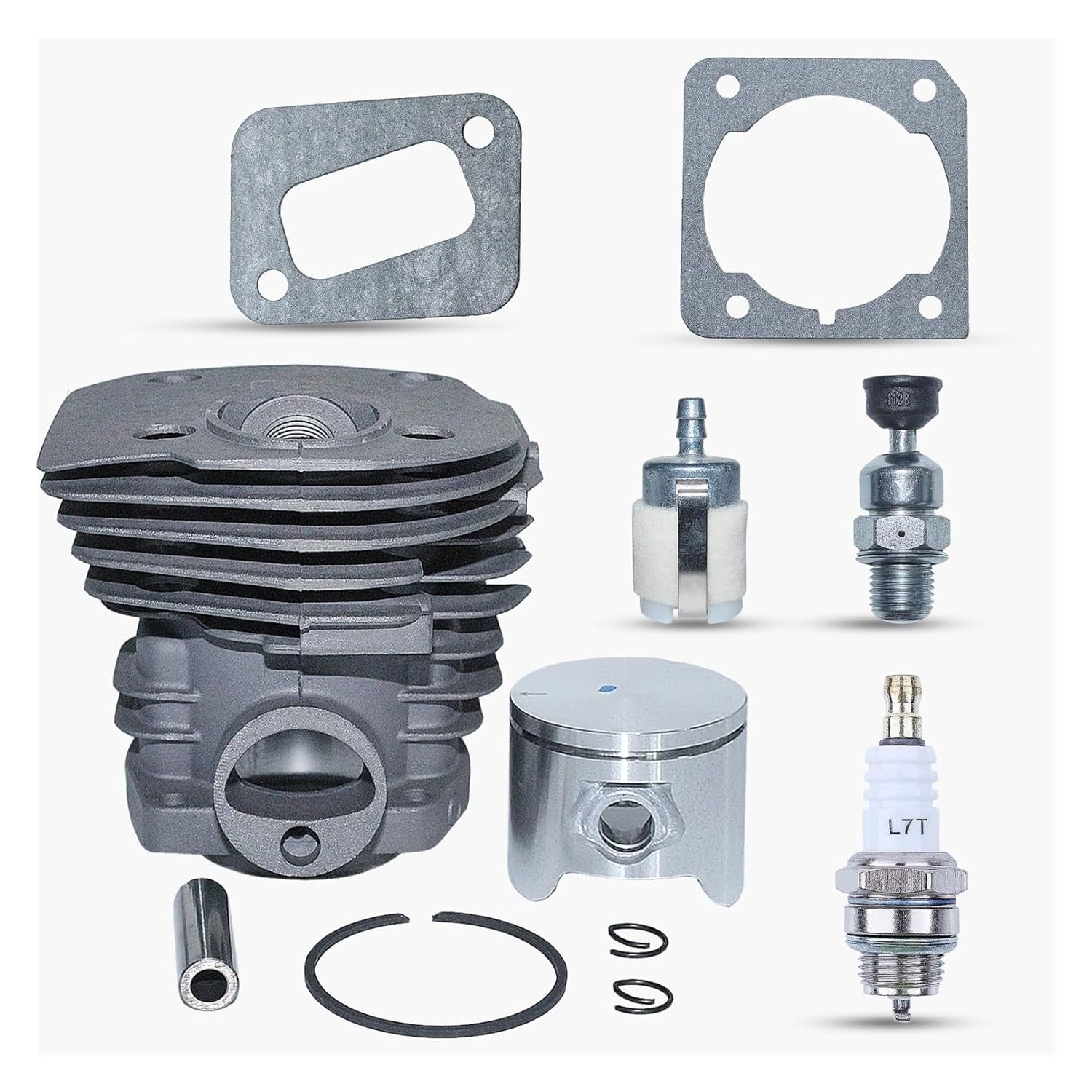 Piston de cylindre de 44 mm pour réparer le serrage moteur des scies 353