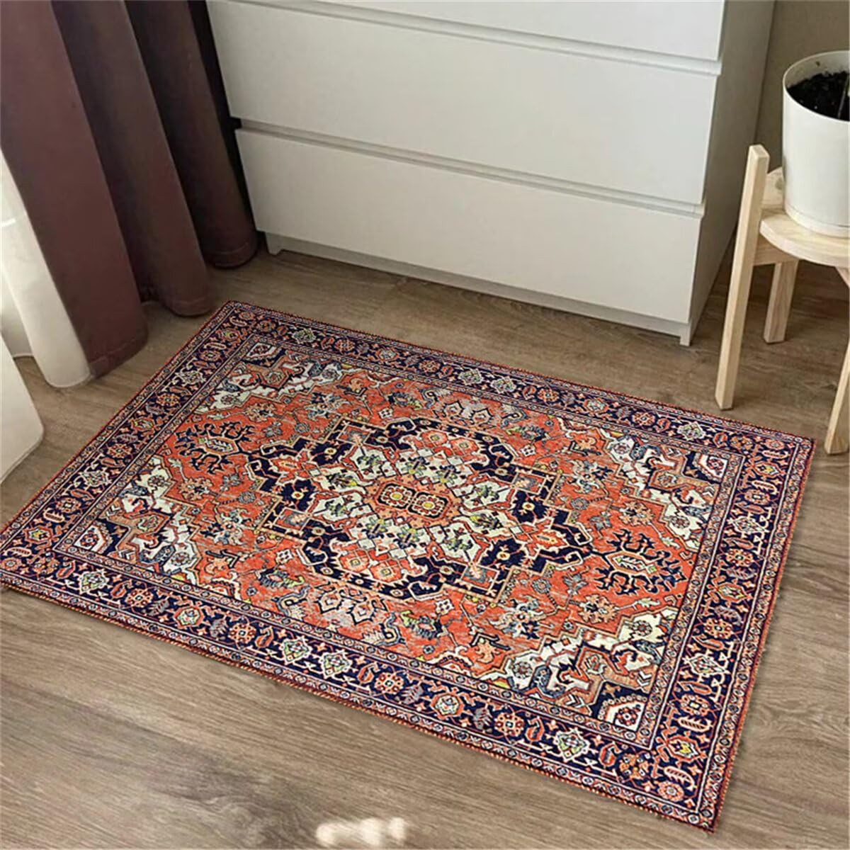 Tapis de salon rétro 160X230 cm vintage pour grand séjour