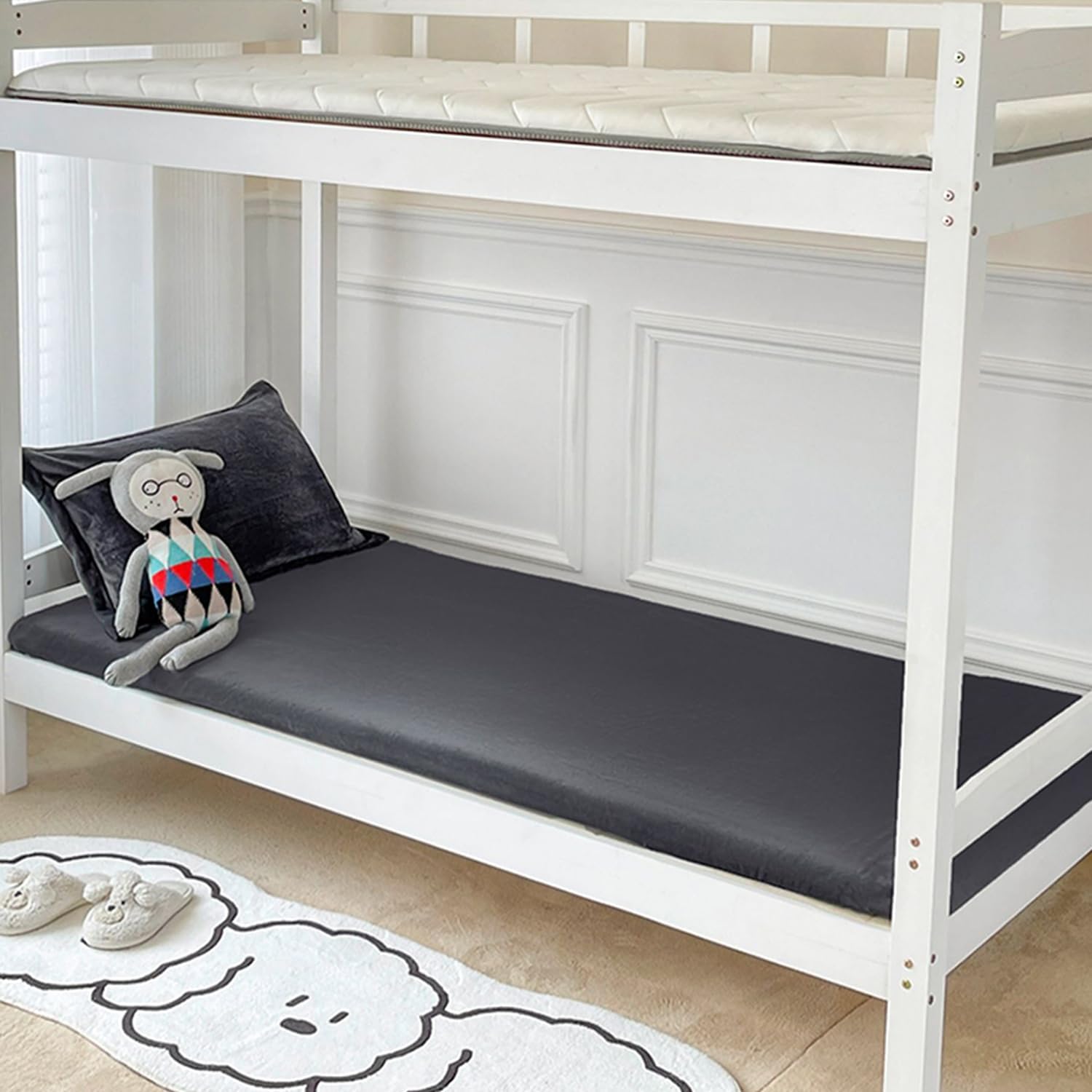 Floor Futon Mattress Cover with Zipper Queen Japanese Futon Floor Mattress Protector Twin Size Milk Velvet Futon Mattress Cover Soft Skin-Friendly Machine Washable,Brown,90x200cm(Twin)