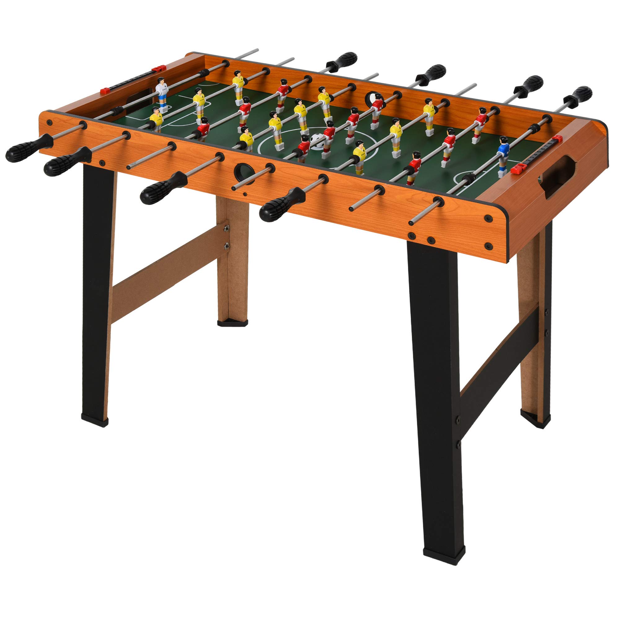 Calcio Balilla in Legno con 22 Giocatori e Accessori Inclusi 84.5x40x61.2 cm