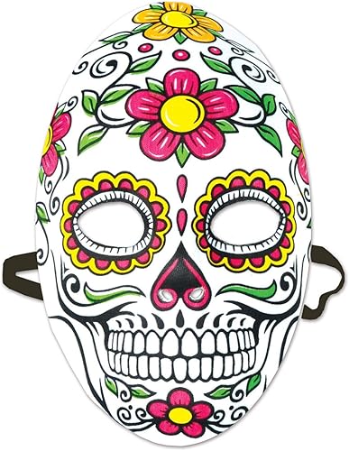Beistle Máscara del Día de los Muertos