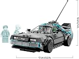 LEGO Speed Champions Time Machine from Back to the Future Toy - Car Model Kit w/Doc Brown & Marty McFly Minifigures - Gift for 9+ Year Old Boys, Girls & Movie Fans - 77256 - 8